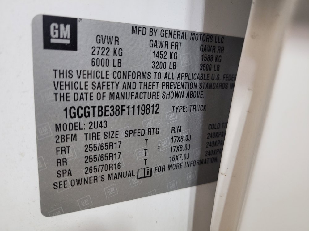 Used 2015 Chevrolet Colorado LT w/ LT Convenience Package AWD/4WD image 33