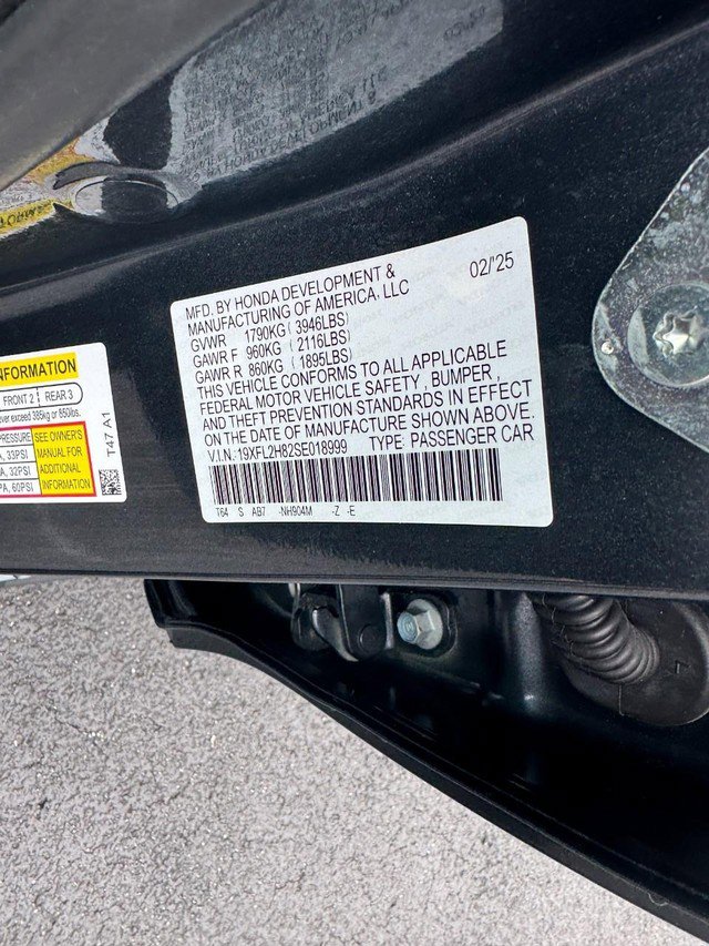 Certified 2025 Honda Civic Sport image 24