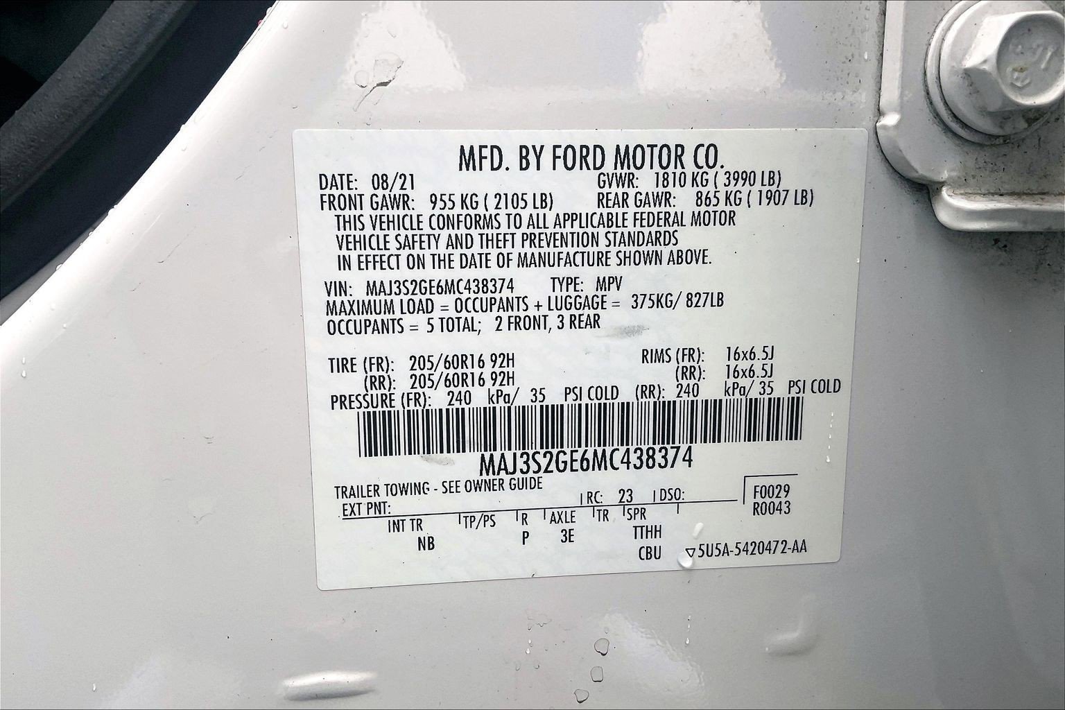 Used 2021 Ford EcoSport SE image 28