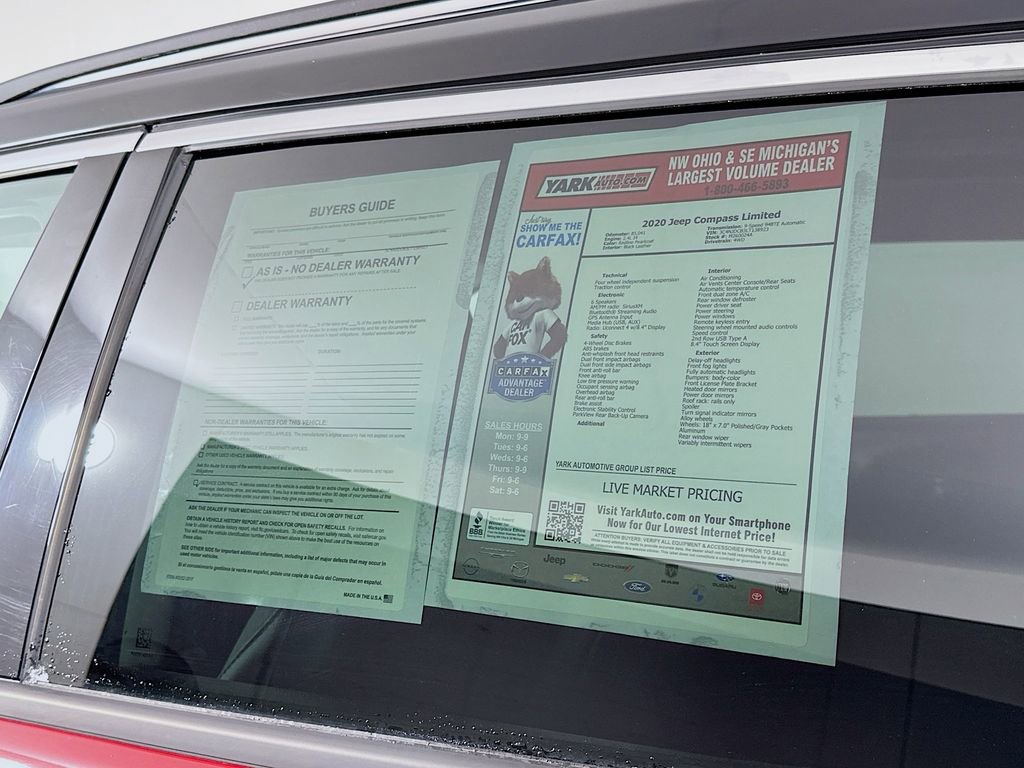 Used 2020 Jeep Compass Limited image 13