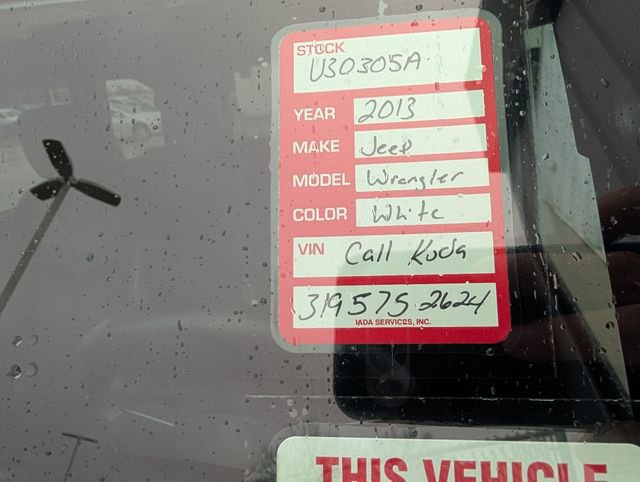 Used 2013 Jeep Wrangler Unlimited Sport image 34