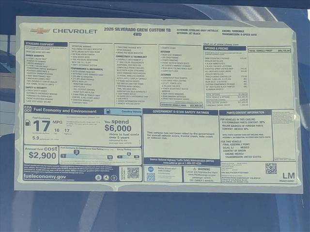 New 2026 Chevrolet Silverado 1500 Custom Trail Boss w/ LPO, Dark Essentials Package image 18