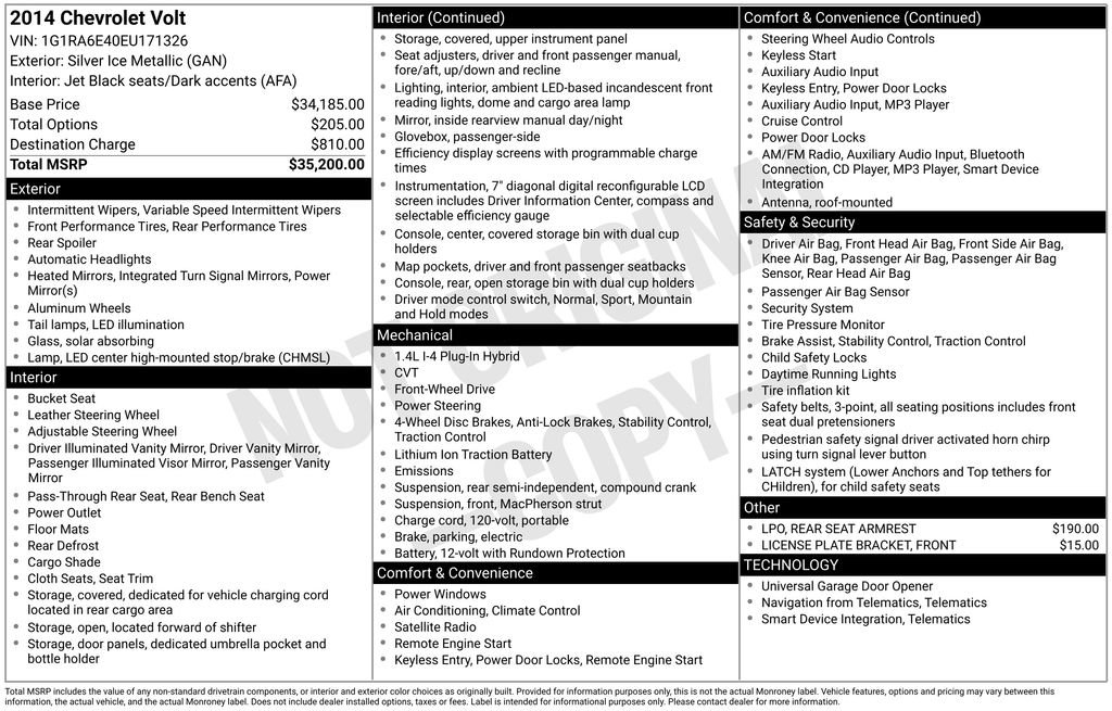 Used 2014 Chevrolet Volt image 45