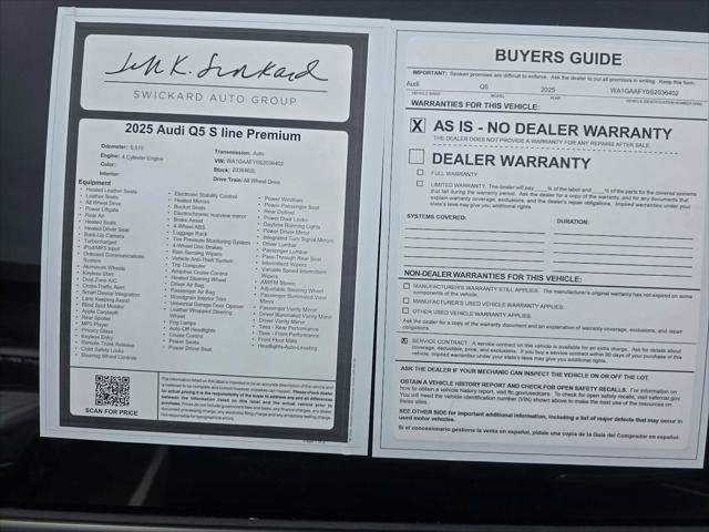 Certified 2025 Audi Q5 2.0T Premium image 19