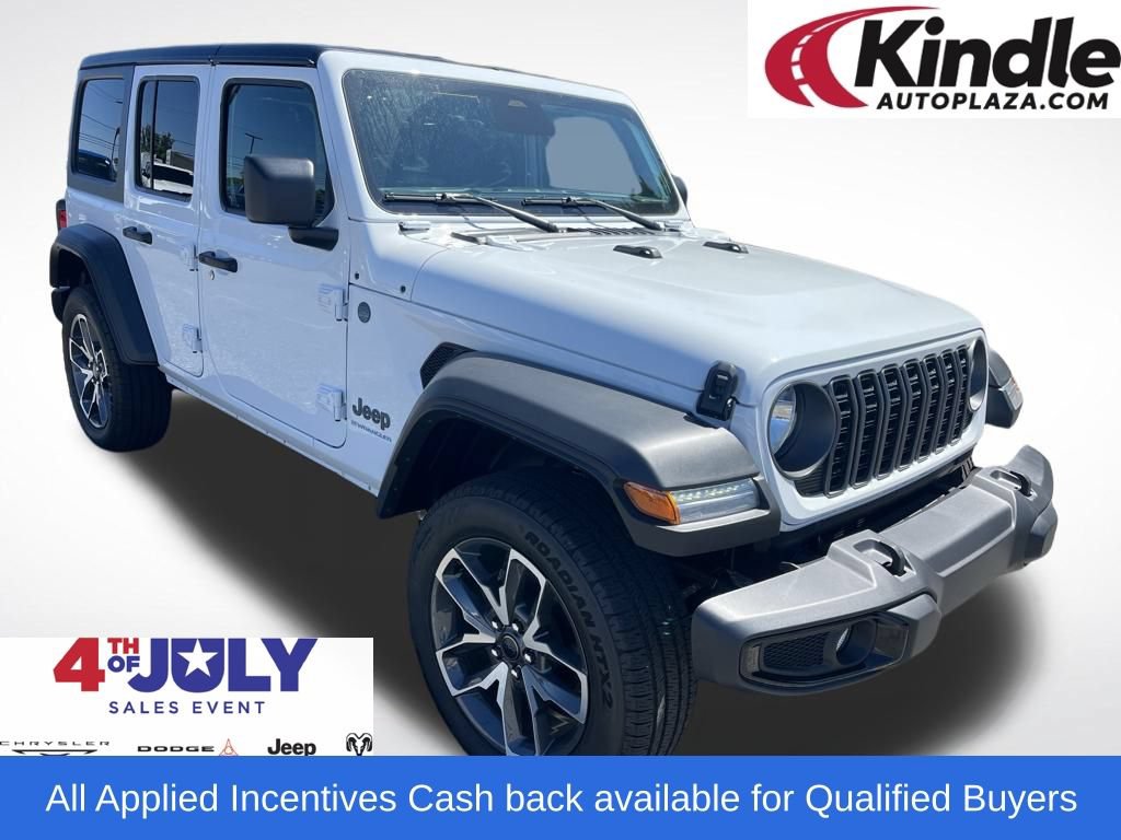 New 2025 Jeep Wrangler Unlimited Sport S 4xe w/ Convenience Group AWD/4WD image 1