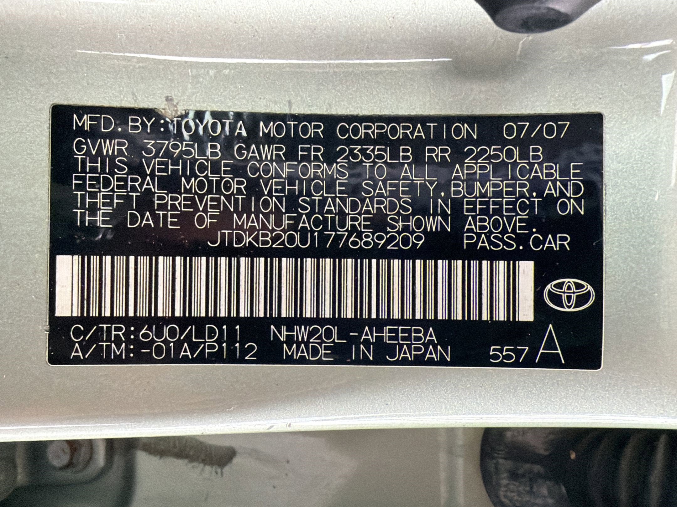 Used 2007 Toyota Prius image 18