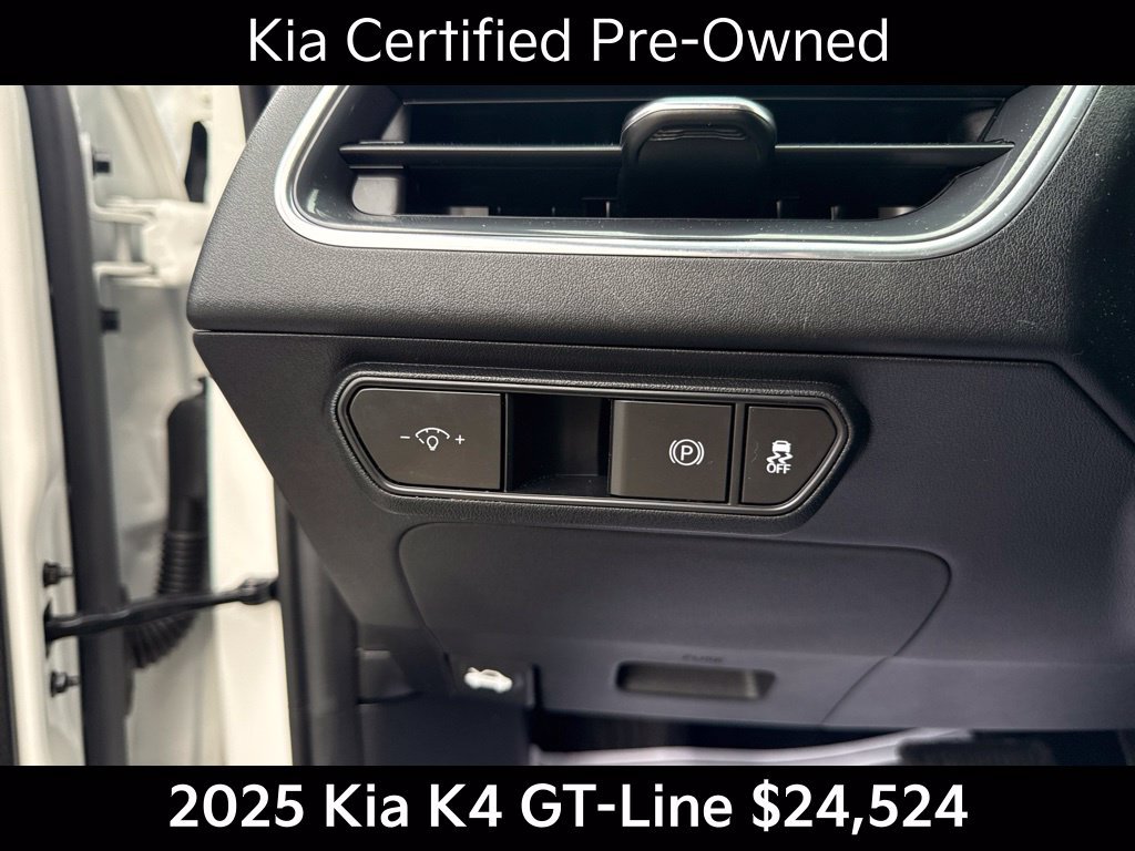 Certified 2025 Kia K4 GT-Line w/ GT-Line Sunroof Package FWD image 25