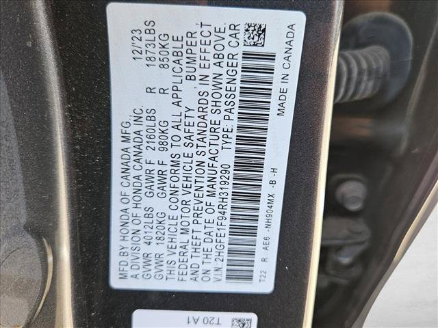 Used 2024 Honda Civic Touring image 16