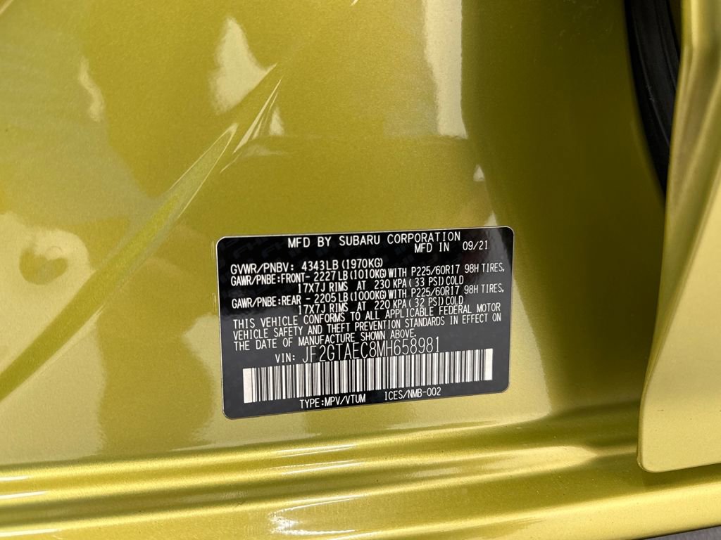 Certified 2021 Subaru Crosstrek 2.0i Premium w/ Moonroof Package image 24