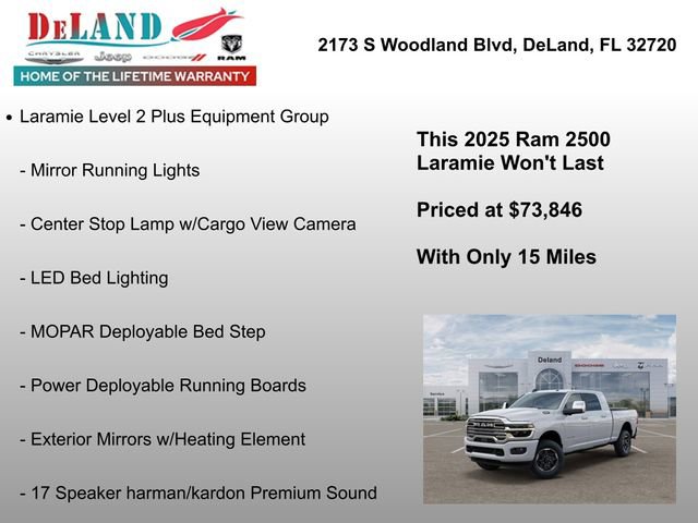 New 2025 RAM 2500 Laramie AWD/4WD image 25