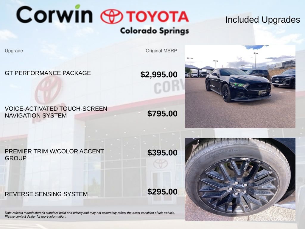 Used 2017 Ford Mustang GT Premium w/ GT Performance Package RWD image 8