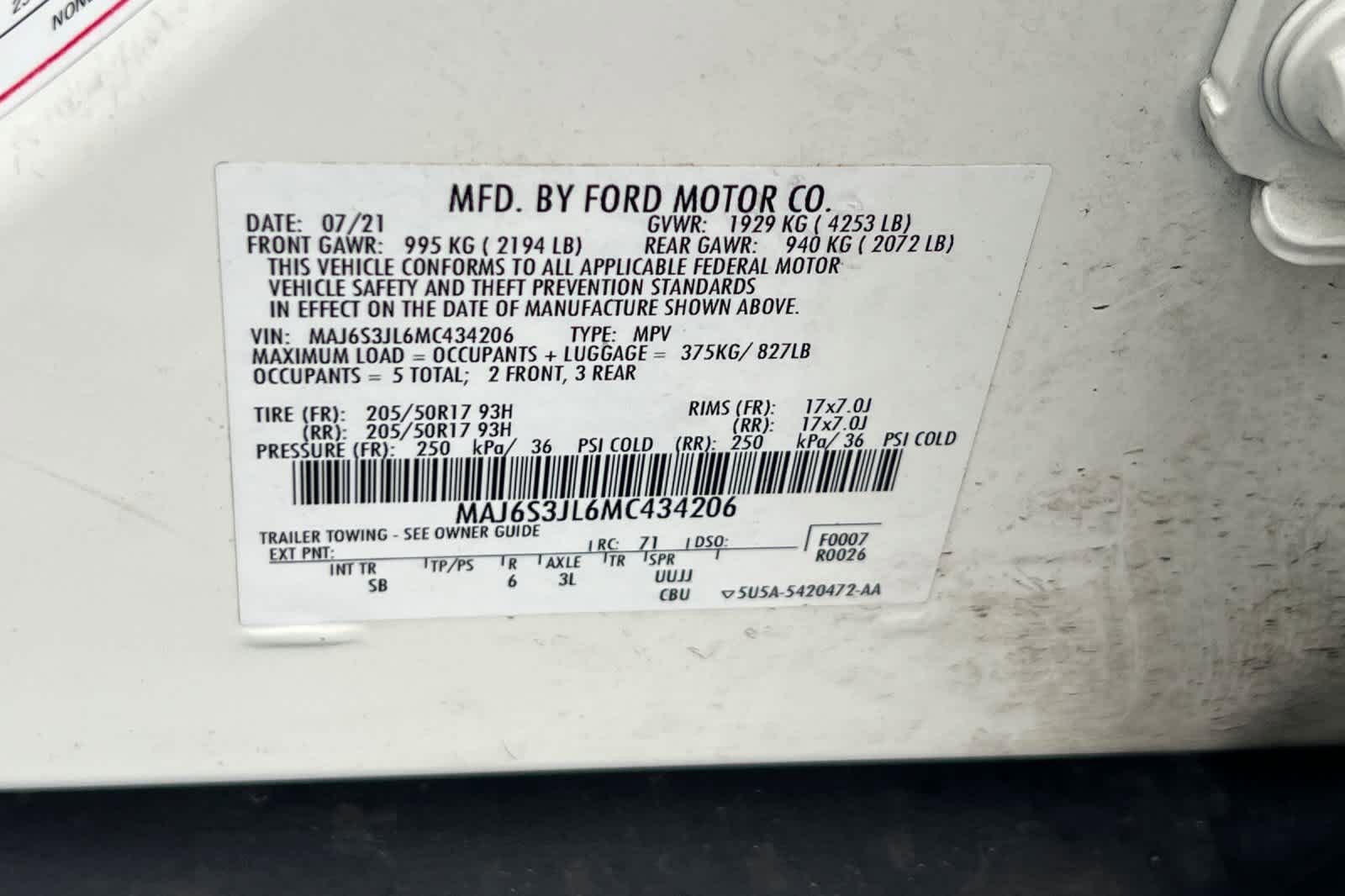 Used 2021 Ford EcoSport SES image 29