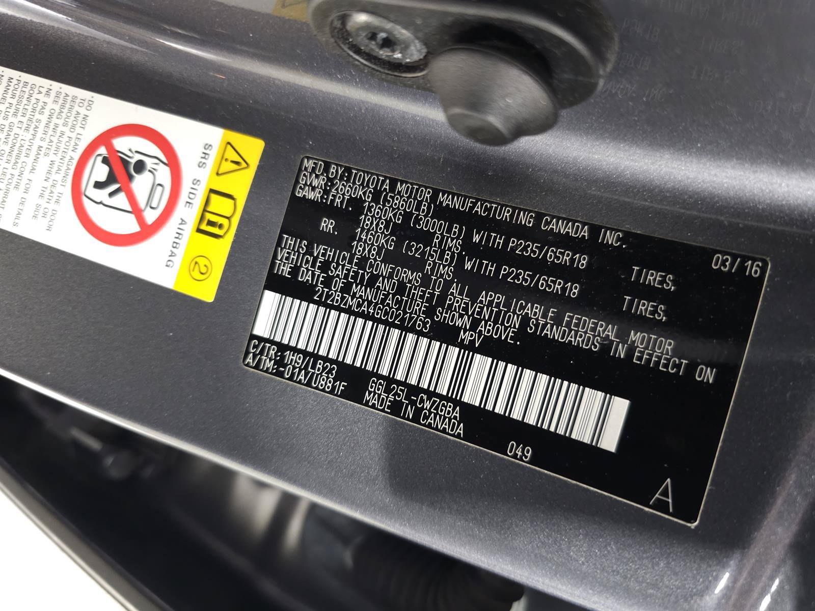 Used 2016 Lexus RX 350 AWD w/ Premium Package image 27