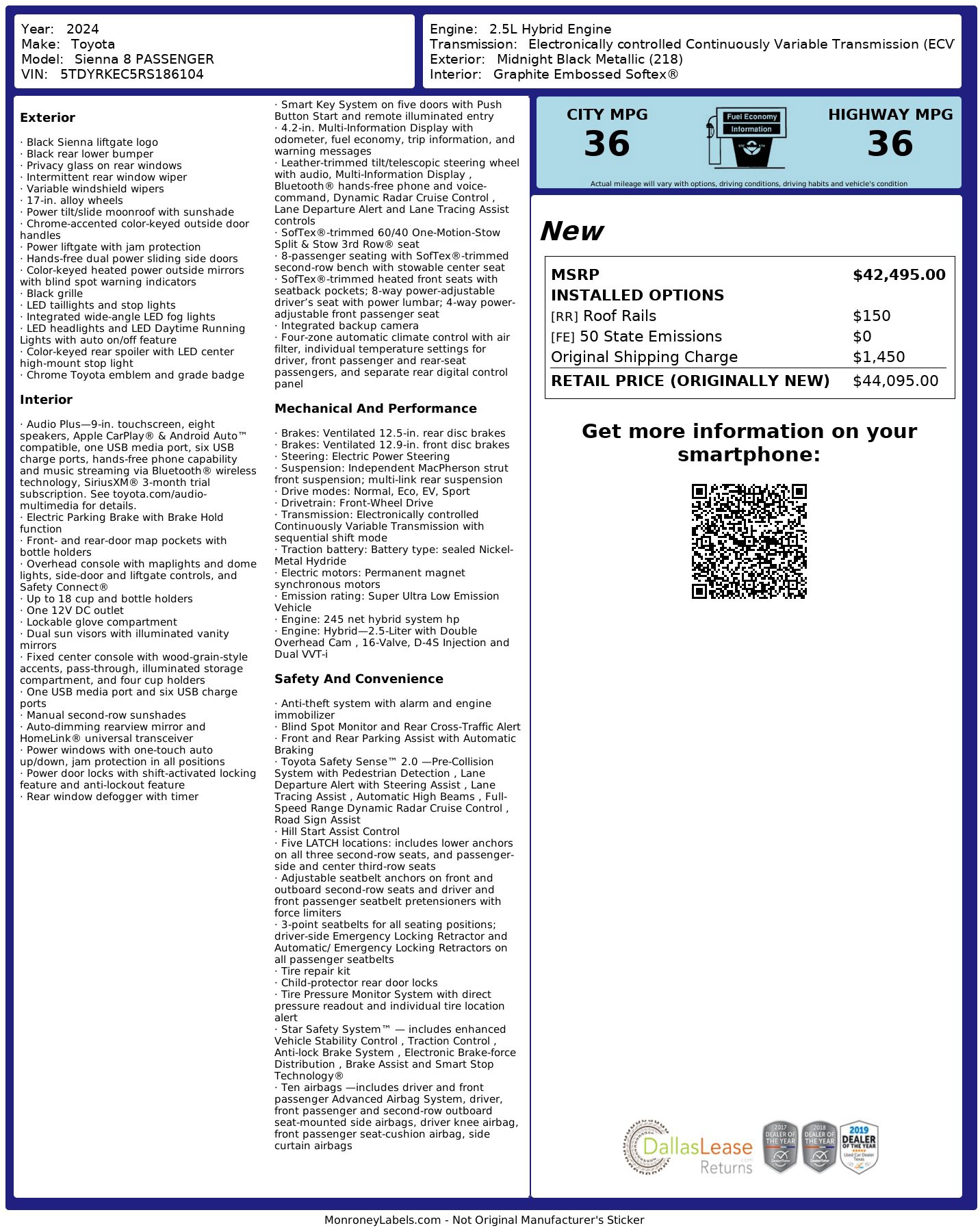 Used 2024 Toyota Sienna XLE FWD image 2