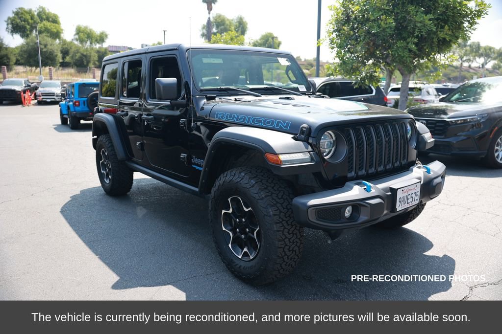 Used 2022 Jeep Wrangler Unlimited Rubicon 4xe w/ Cold Weather Group image 8