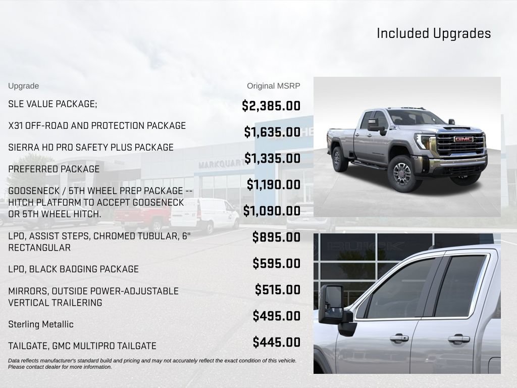 New 2026 GMC Sierra 2500 SLE w/ SLE Value Package; AWD/4WD image 5
