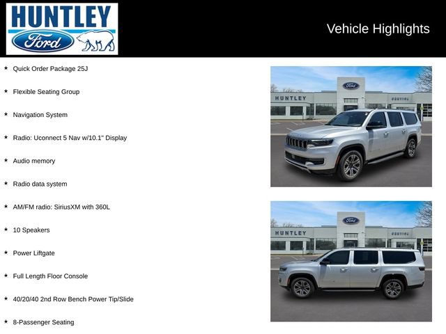 Used 2024 Jeep Wagoneer L Series II w/ Flexible Seating Group AWD/4WD image 2