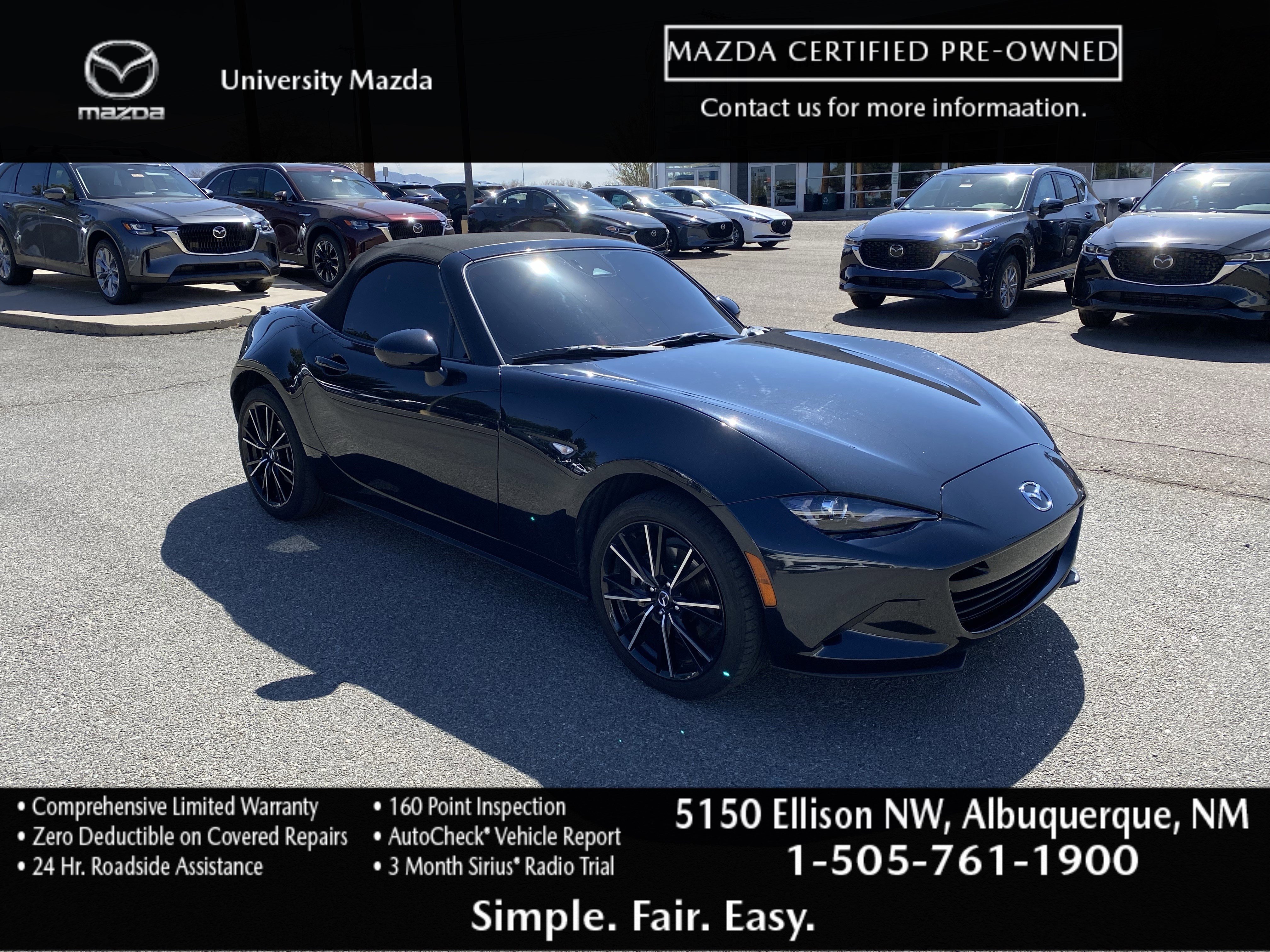 Used 2024 MAZDA MX-5 Miata Grand Touring w/ Weather Package image 1