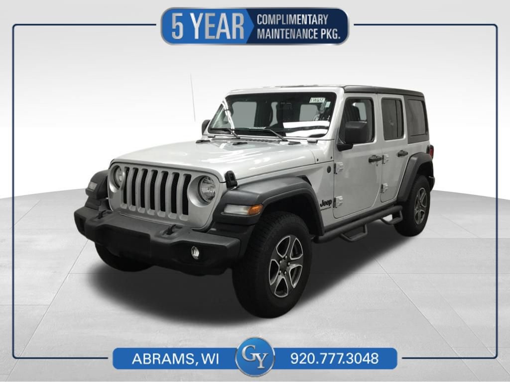Used 2023 Jeep Wrangler Unlimited Sport w/ Uconnect 4C Nav & Sound Group AWD/4WD image 1