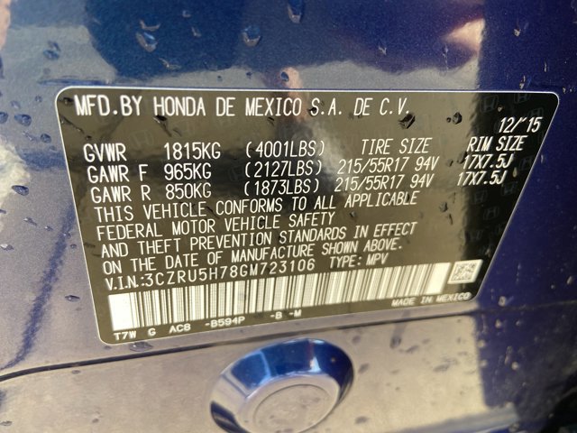 Used 2016 Honda HR-V EX-L image 33