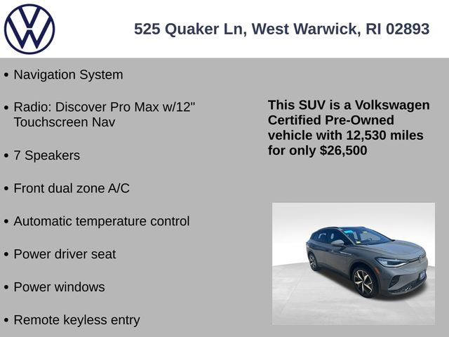 Certified 2023 Volkswagen ID.4 Pro S image 7