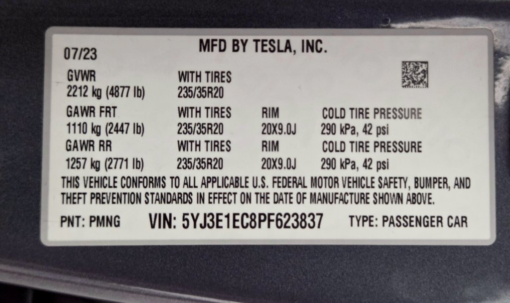 Used 2023 Tesla Model 3 Performance AWD/4WD image 33