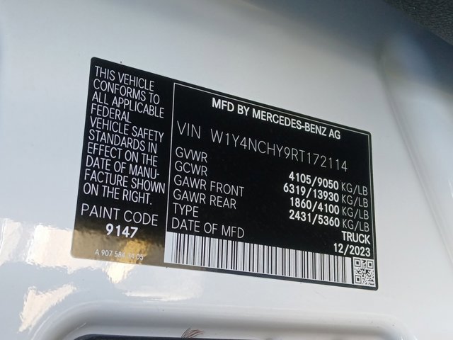 Used 2024 Mercedes-Benz Sprinter 2500 image 15