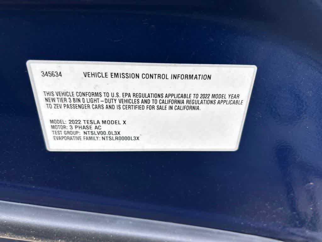 Used 2022 Tesla Model X Plaid AWD/4WD image 10