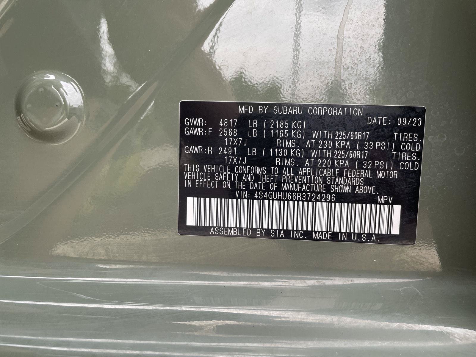 Certified 2024 Subaru Crosstrek 2.5i Wilderness w/ Crosstrek Mirror Package AWD/4WD image 31
