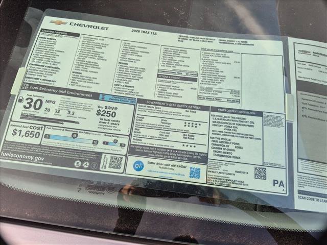 New 2026 Chevrolet Trax LS w/ LS Convenience Package FWD image 17