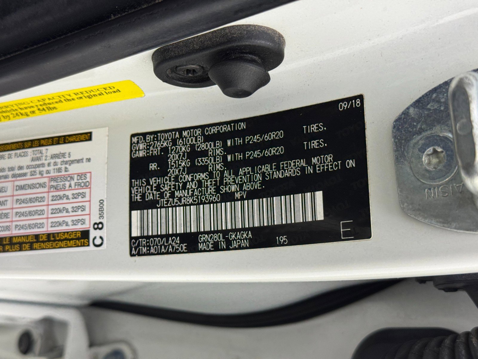 Used 2019 Toyota 4Runner Limited RWD image 41