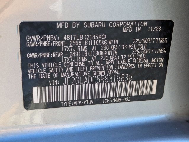 Used 2024 Subaru Crosstrek 2.0i Premium AWD/4WD image 15