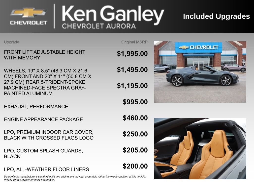 Used 2021 Chevrolet Corvette Stingray Preferred Cpe w/ Engine Appearance Package image 6