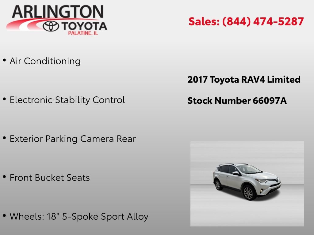 Used 2017 Toyota RAV4 Limited w/ All Weather Liner Package AWD/4WD image 2