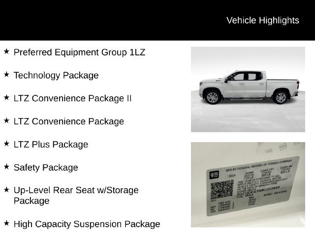 Certified 2024 Chevrolet Silverado 1500 LTZ w/ Technology Package AWD/4WD image 27