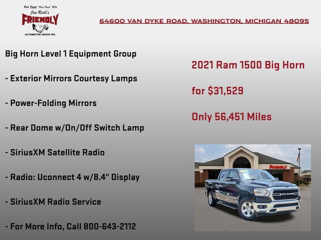 Used 2021 RAM 1500 Big Horn AWD/4WD image 15