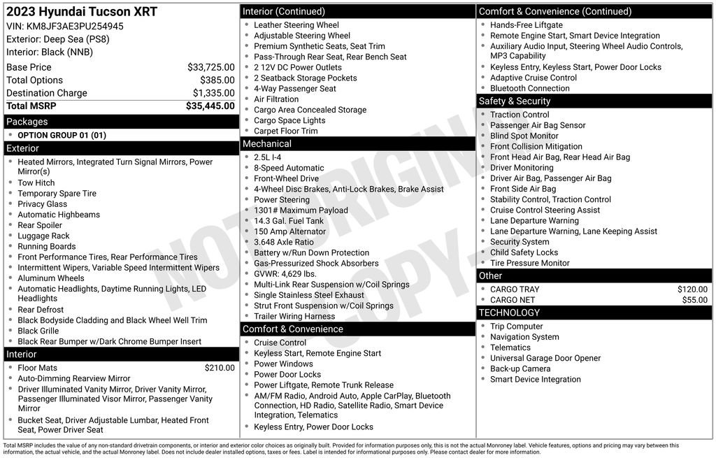Used 2023 Hyundai Tucson XRT image 6