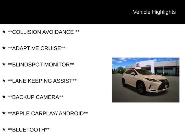 Used 2021 Lexus RX 350 AWD w/ Accessory Package image 2