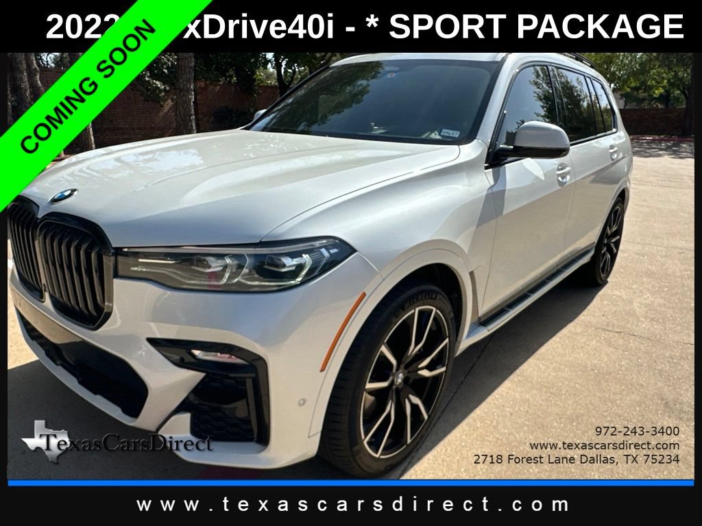 Used 2022 BMW X7 xDrive40i w/ M Sport Package AWD/4WD image 5
