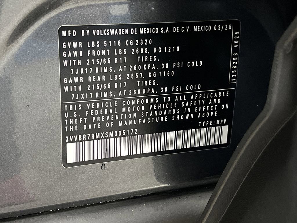 Used 2025 Volkswagen Tiguan S image 35