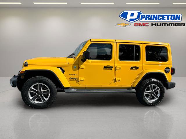 Used 2020 Jeep Wrangler Unlimited Sahara w/ Uconnect 4C Nav & Sound Group AWD/4WD image 4