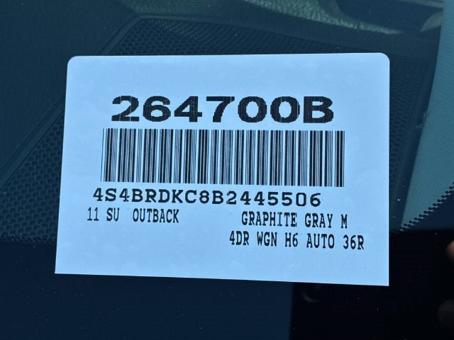 Used 2011 Subaru Outback 3.6R Limited w/ PWR Moonroof Pkg AWD/4WD image 29