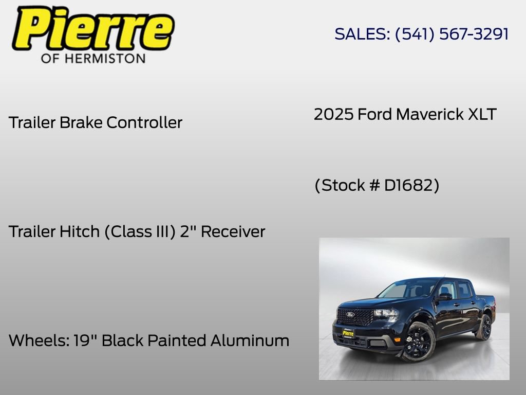 New 2025 Ford Maverick XLT w/ Black Appearance Package AWD/4WD image 36