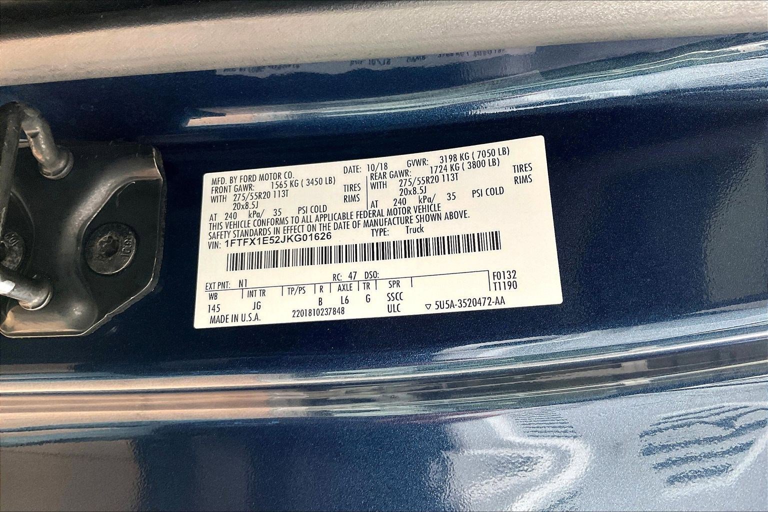 Used 2018 Ford F150 XL w/ Equipment Group 101A Mid AWD/4WD image 19