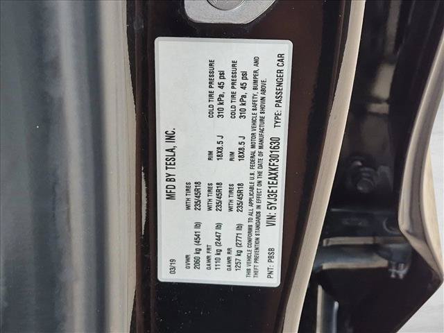 Used 2019 Tesla Model 3 Standard Range Plus RWD image 24