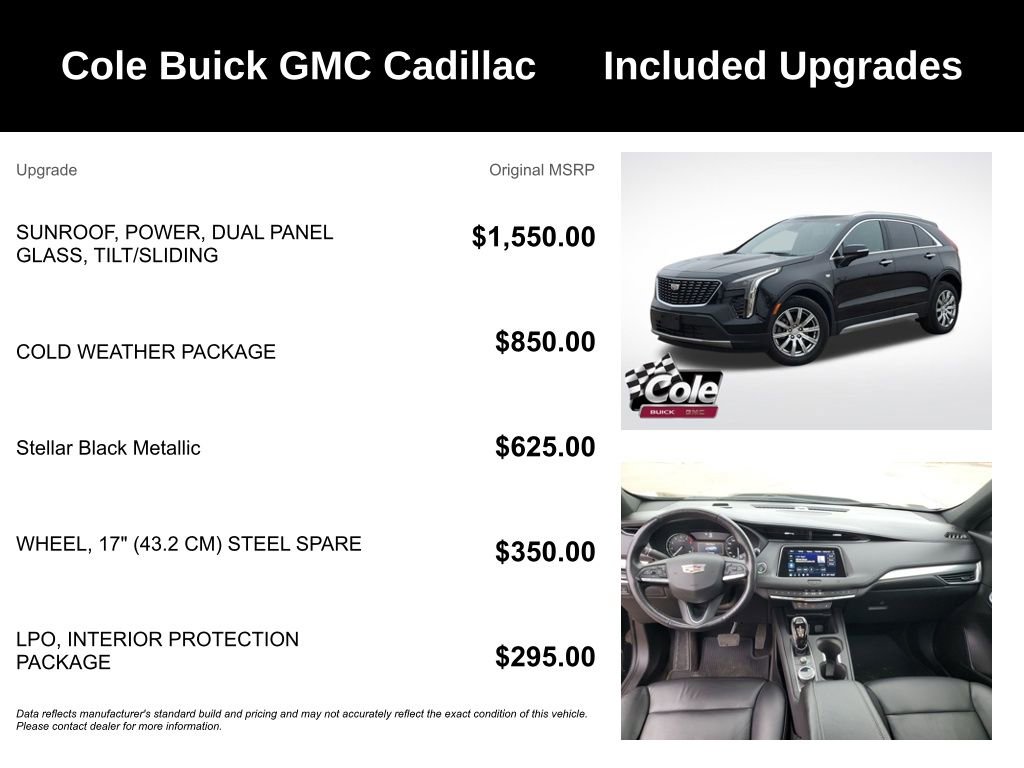 Certified 2021 Cadillac XT4 Premium Luxury w/ Cold Weather Package image 3