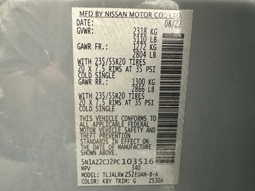 Used 2023 Nissan Murano SL w/ SL Moonroof Package FWD image 11