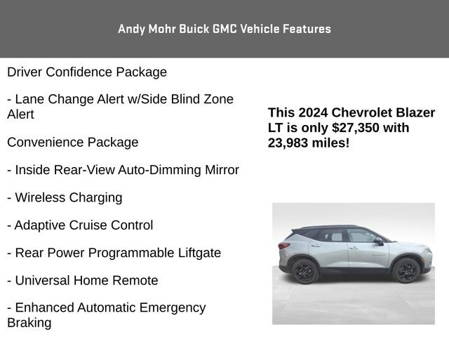 Used 2024 Chevrolet Blazer LT w/ Convenience Package FWD image 8