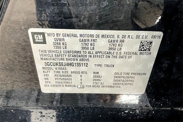 Used 2017 Chevrolet Silverado 1500 LTZ Z71 w/ LTZ Plus Package image 31