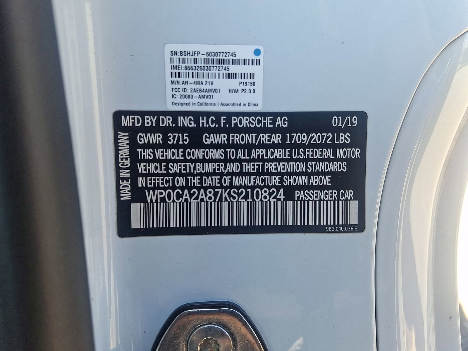 Used 2019 Porsche 718 Boxster RWD image 26